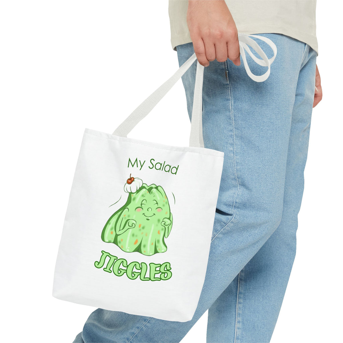 "My Salad Jiggles" Tote Bag