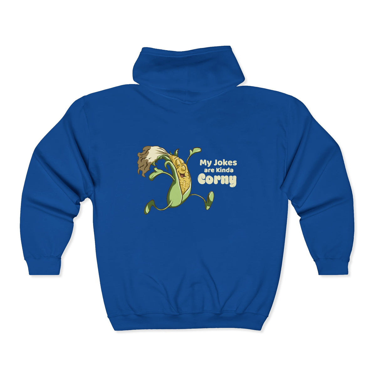 "My Jokes are Kinda Corny" Unisex Heavy Blend™ Full Zip Hooded Sweatshirt