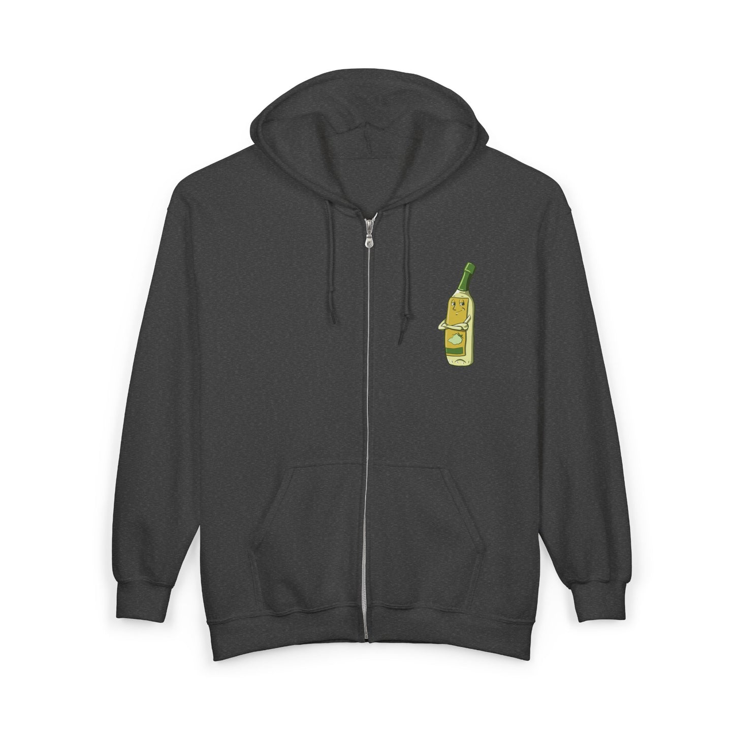 "I've Been Around the Blanc" Unisex Heavy Blend™ Full Zip Hooded Sweatshirt