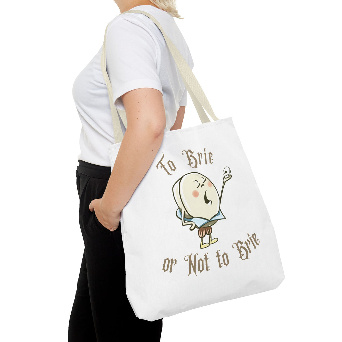 "To Brie or Not to Brie" Tote Bag