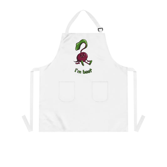 "I'm Beet" Apron with Pockets and Funny Beet Design