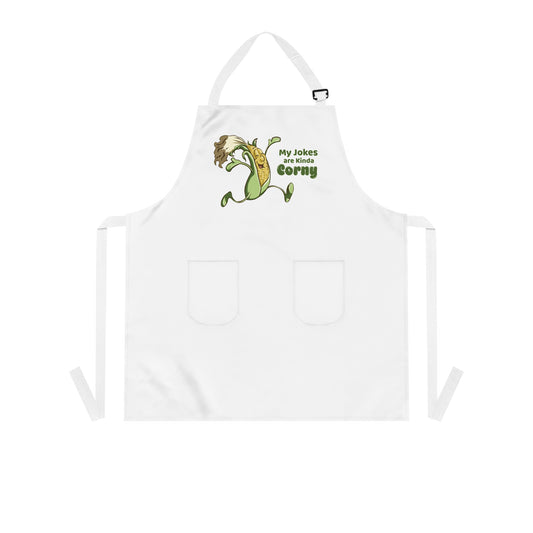My Jokes are Kinda Corny Apron with Pockets