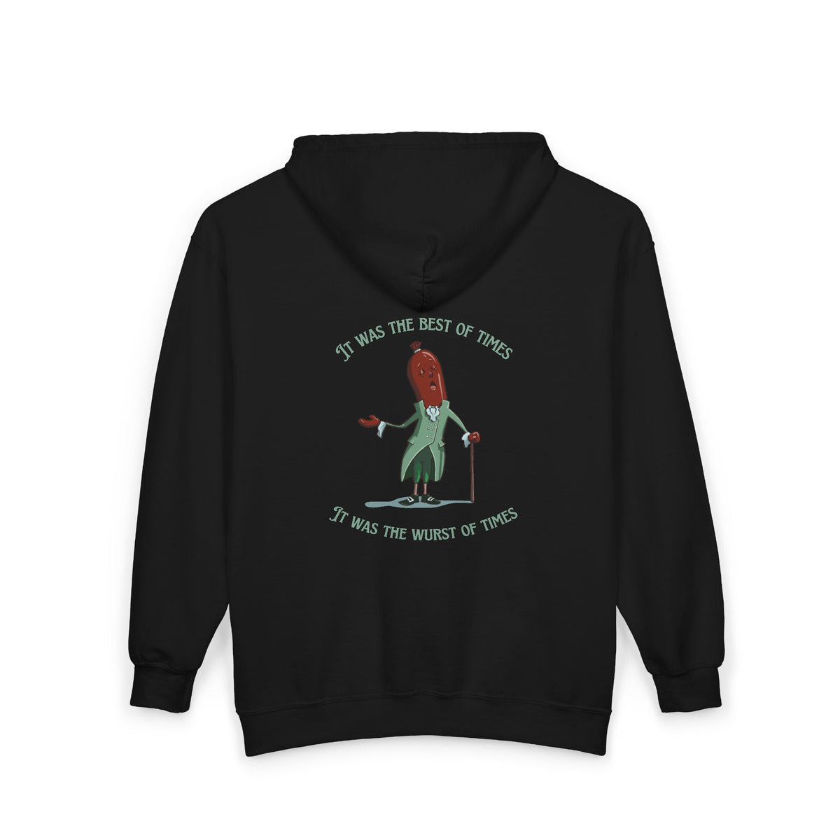 "It Was the Best of Times, It Was the Wurst of Times" Unisex Heavy Blend™ Full Zip Hooded Sweatshirt