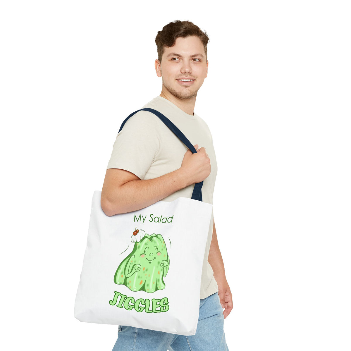 "My Salad Jiggles" Tote Bag