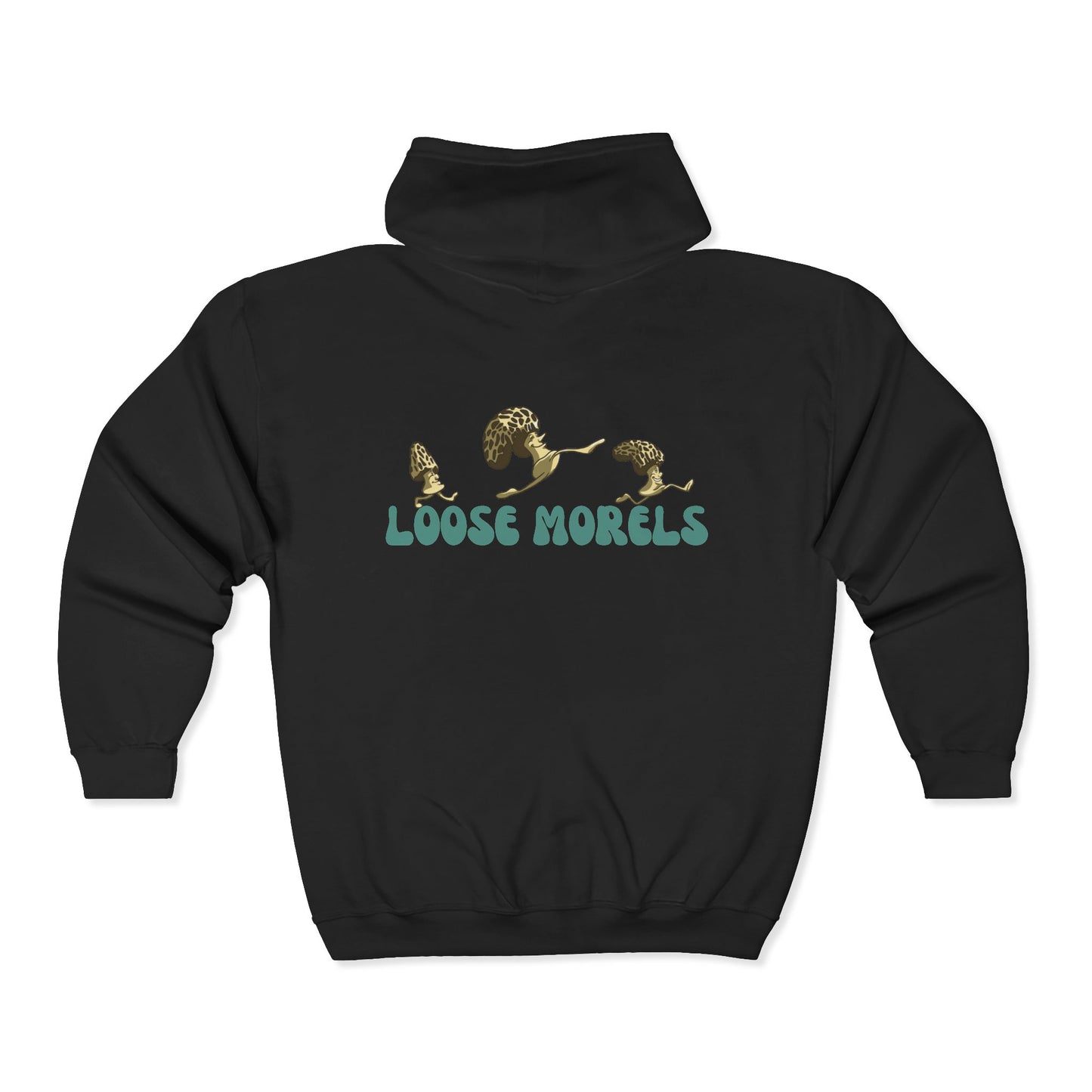 "Loose Morels" Unisex Heavy Blend™ Full Zip Hooded Sweatshirt