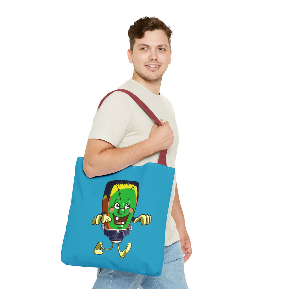 Frankenstein's Monster Candy Corn Tote