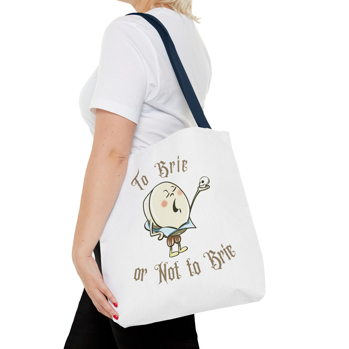 "To Brie or Not to Brie" Tote Bag