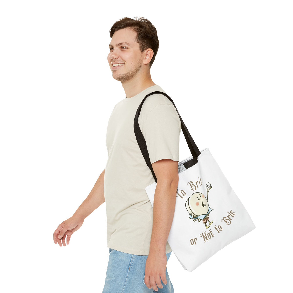 "To Brie or Not to Brie" Tote Bag