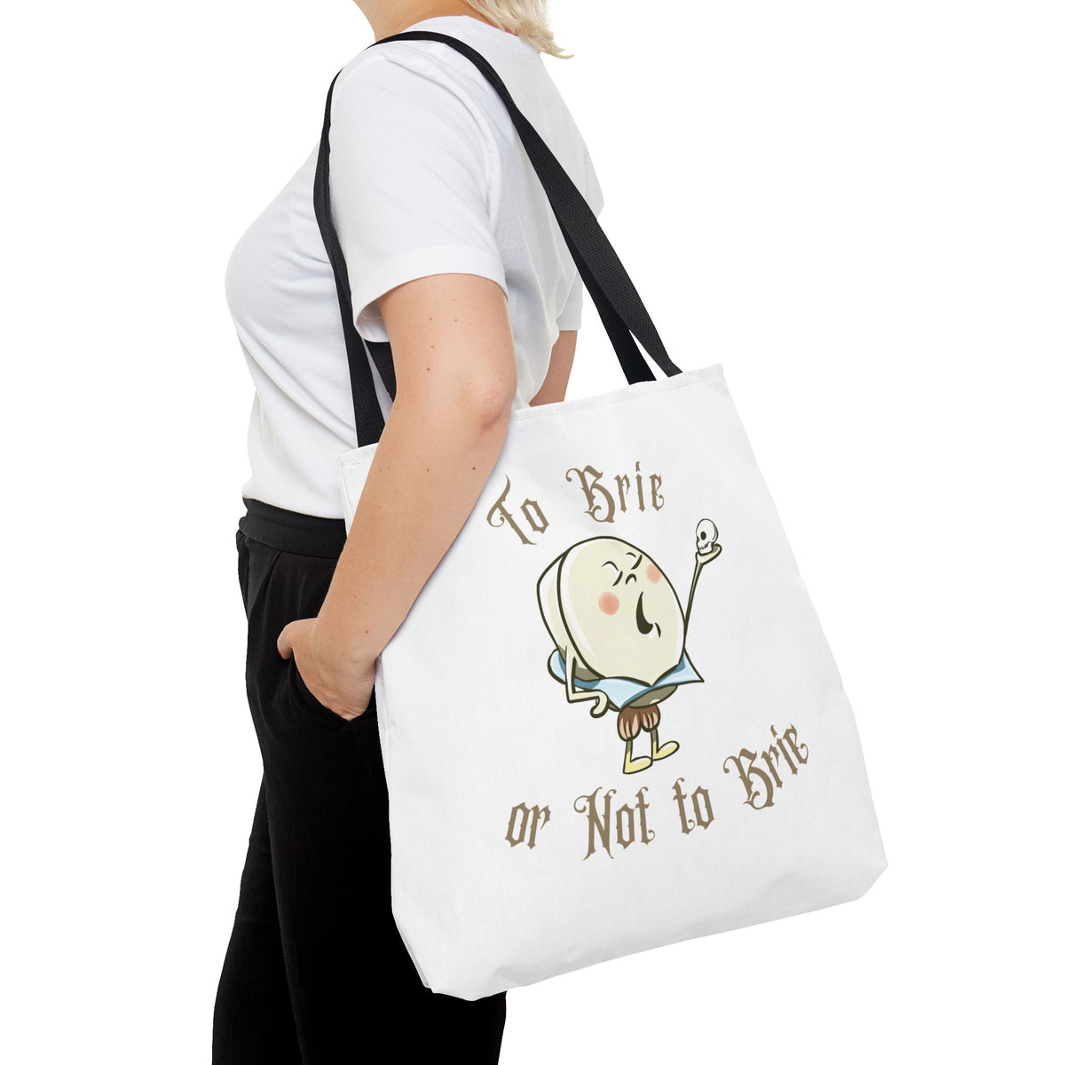 "To Brie or Not to Brie" Tote Bag