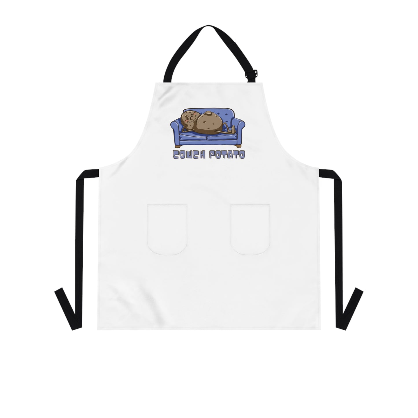 "Couch Potato"  Apron with Pockets