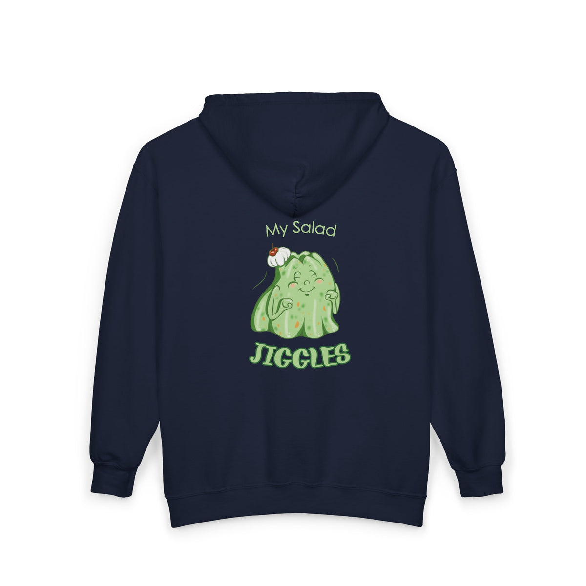 "My Salad Jiggles" Unisex Heavy Blend™ Full Zip Hooded Sweatshirt