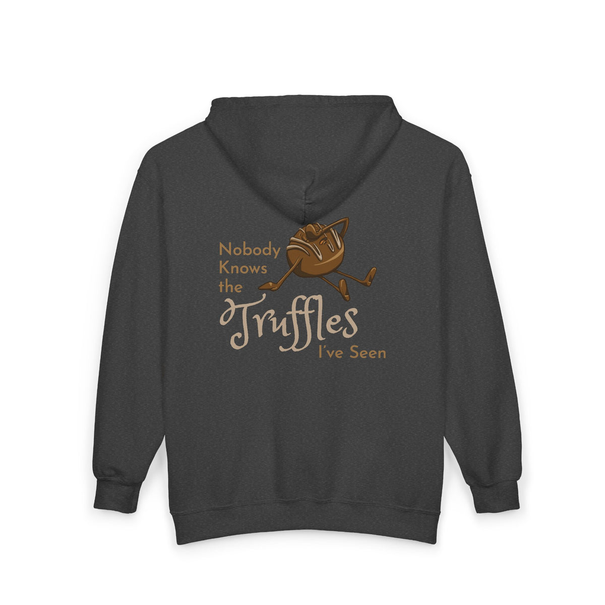 "Nobody Knows the Truffles I've Seen" Unisex Heavy Blend™ Full Zip Hooded Sweatshirt
