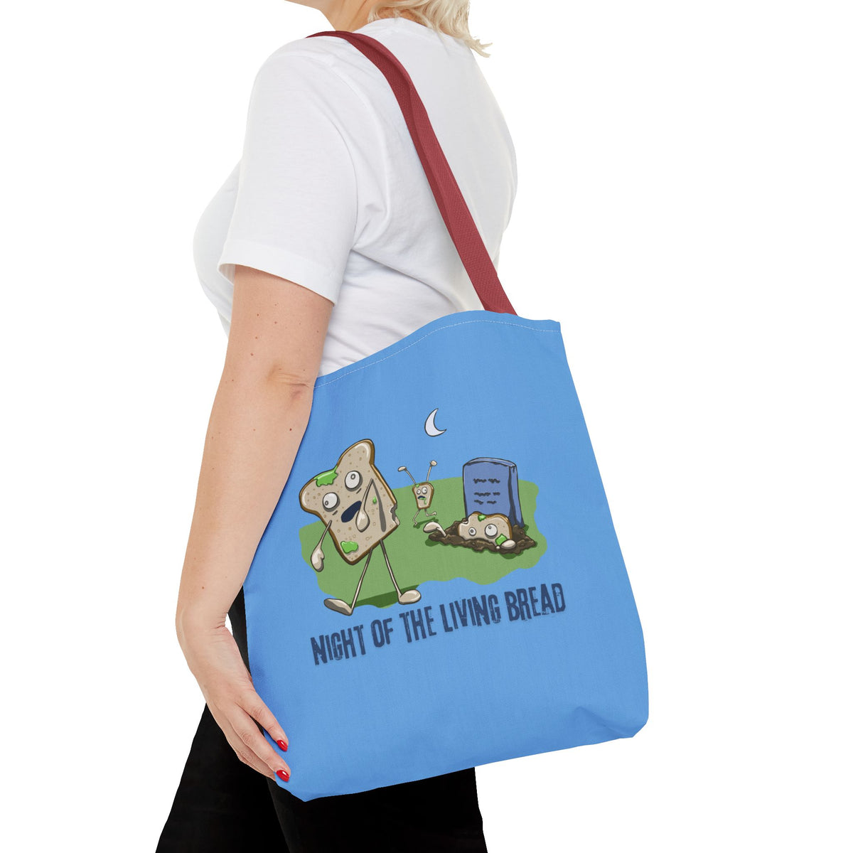 "Night of the Living Bread" Tote Bag