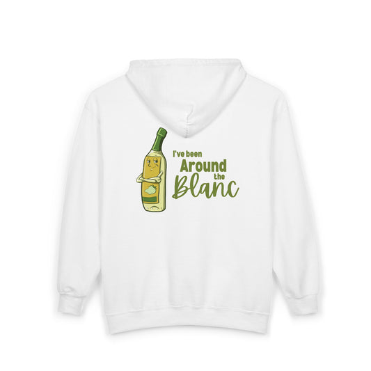 "I've Been Around the Blanc" Unisex Heavy Blend™ Full Zip Hooded Sweatshirt