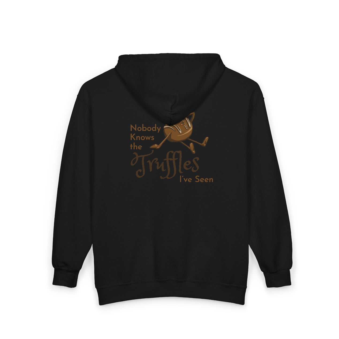 "Nobody Knows the Truffles I've Seen" Unisex Heavy Blend™ Full Zip Hooded Sweatshirt