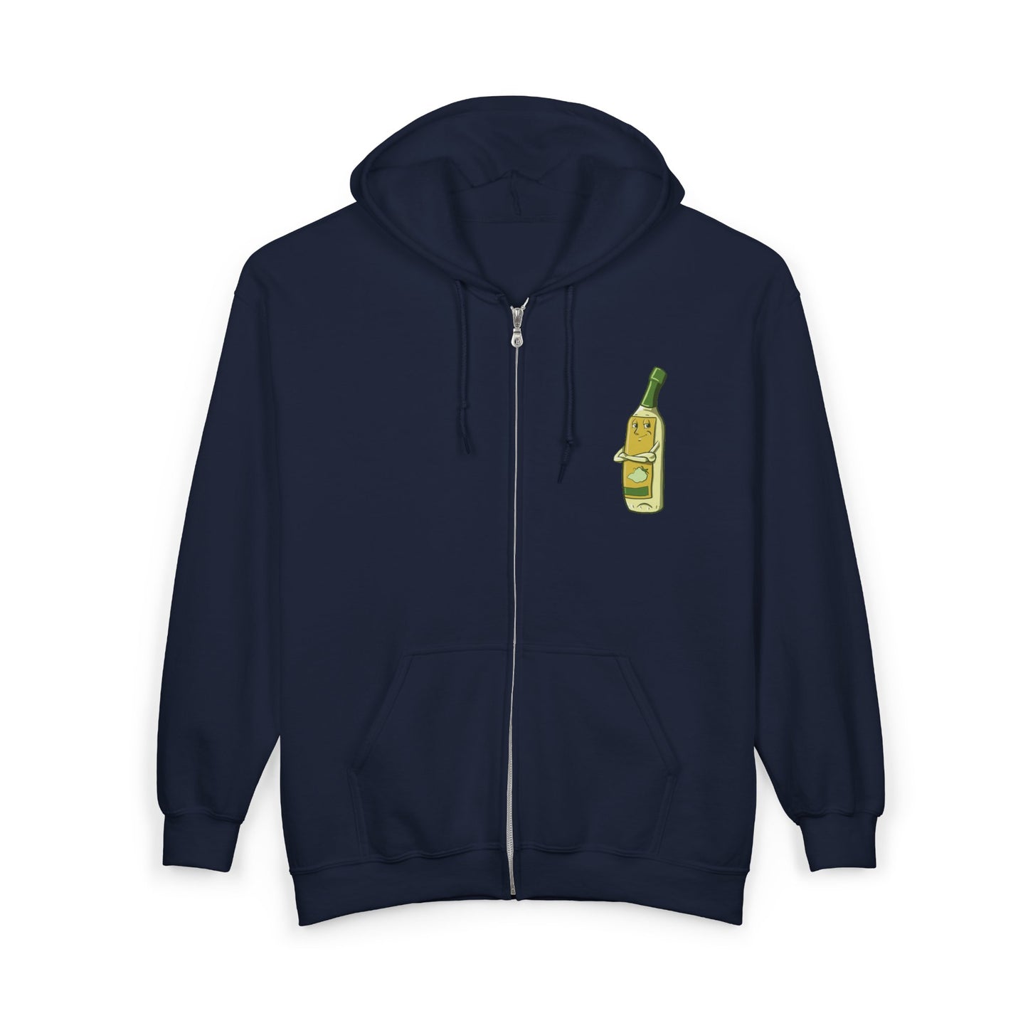 "I've Been Around the Blanc" Unisex Heavy Blend™ Full Zip Hooded Sweatshirt
