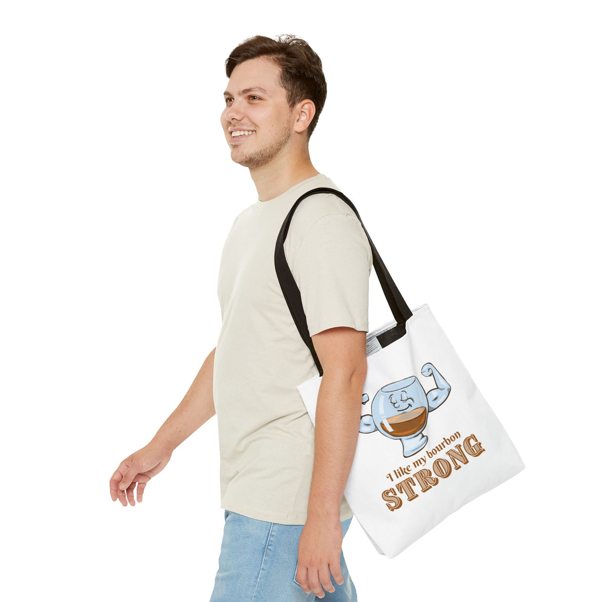 I Like My Bourbon Strong Tote Bag