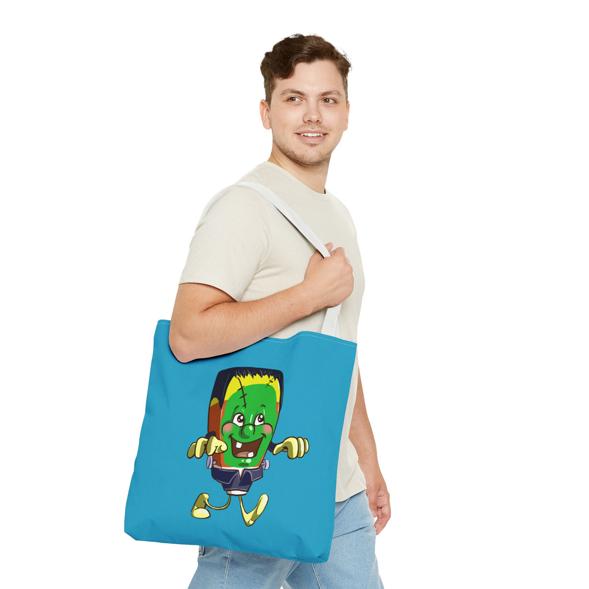 Frankenstein's Monster Candy Corn Tote