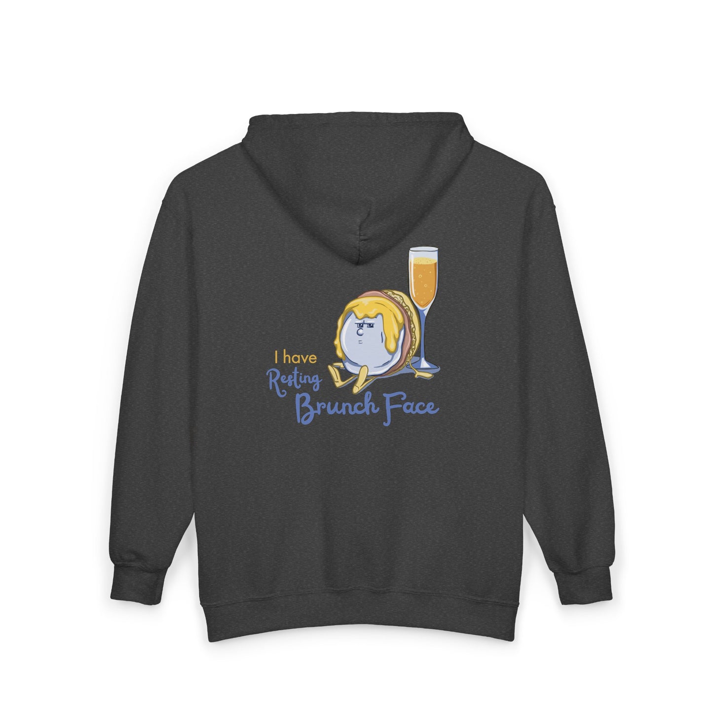 "I Have Resting Brunch Face" Unisex Heavy Blend™ Full Zip Hooded Sweatshirt