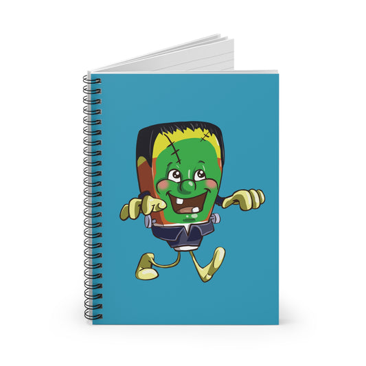 Candy Corn Frankenstein's Monster Spiral Journal