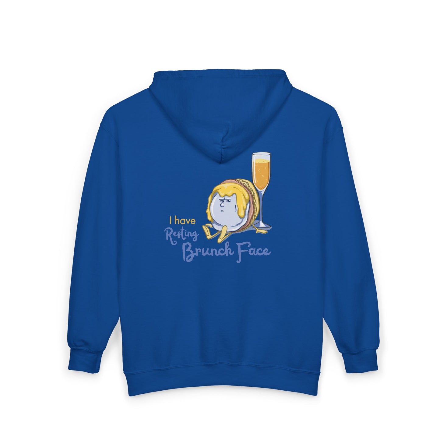 "I Have Resting Brunch Face" Unisex Heavy Blend™ Full Zip Hooded Sweatshirt