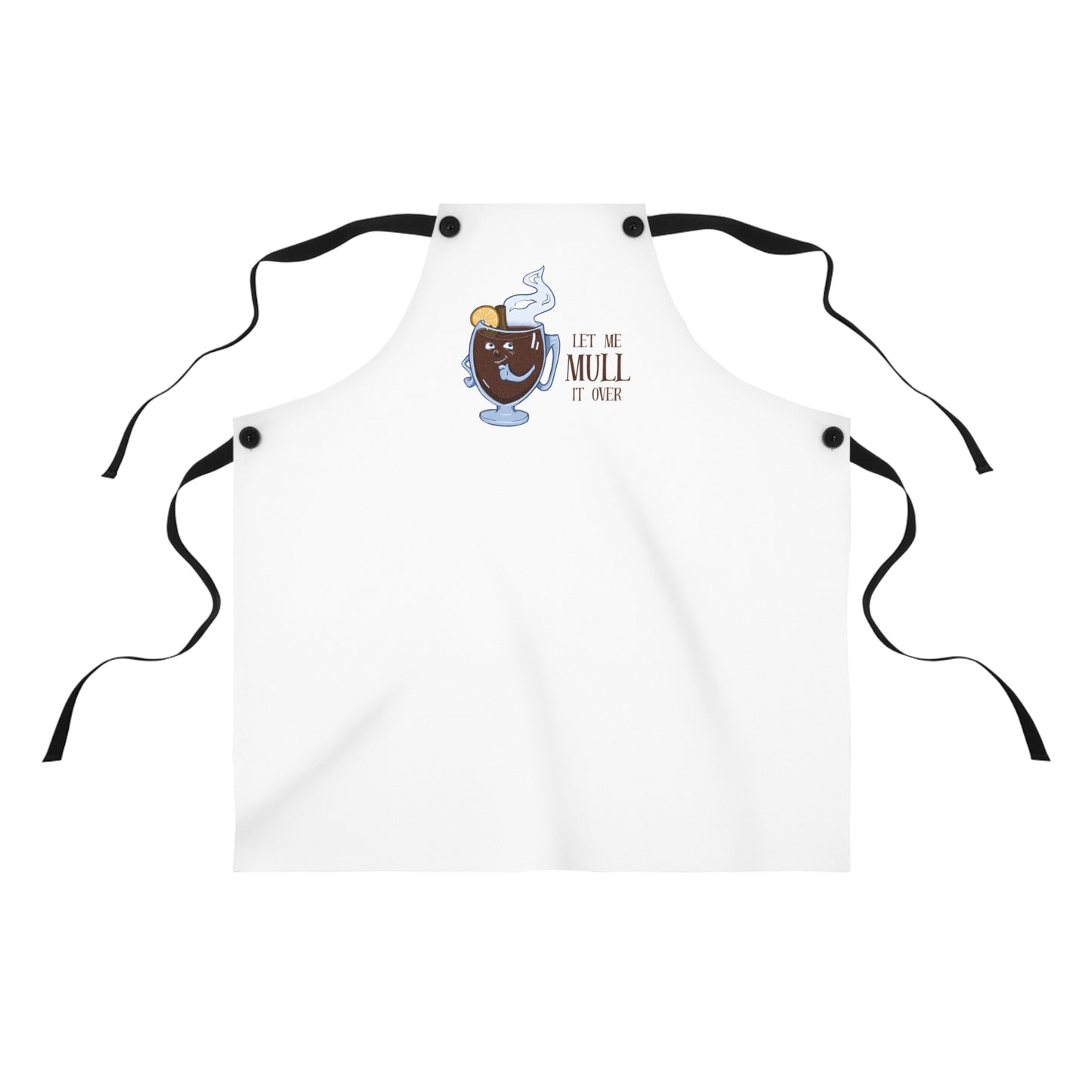 "Let Me Mull It Over" Apron with Contrasting Straps