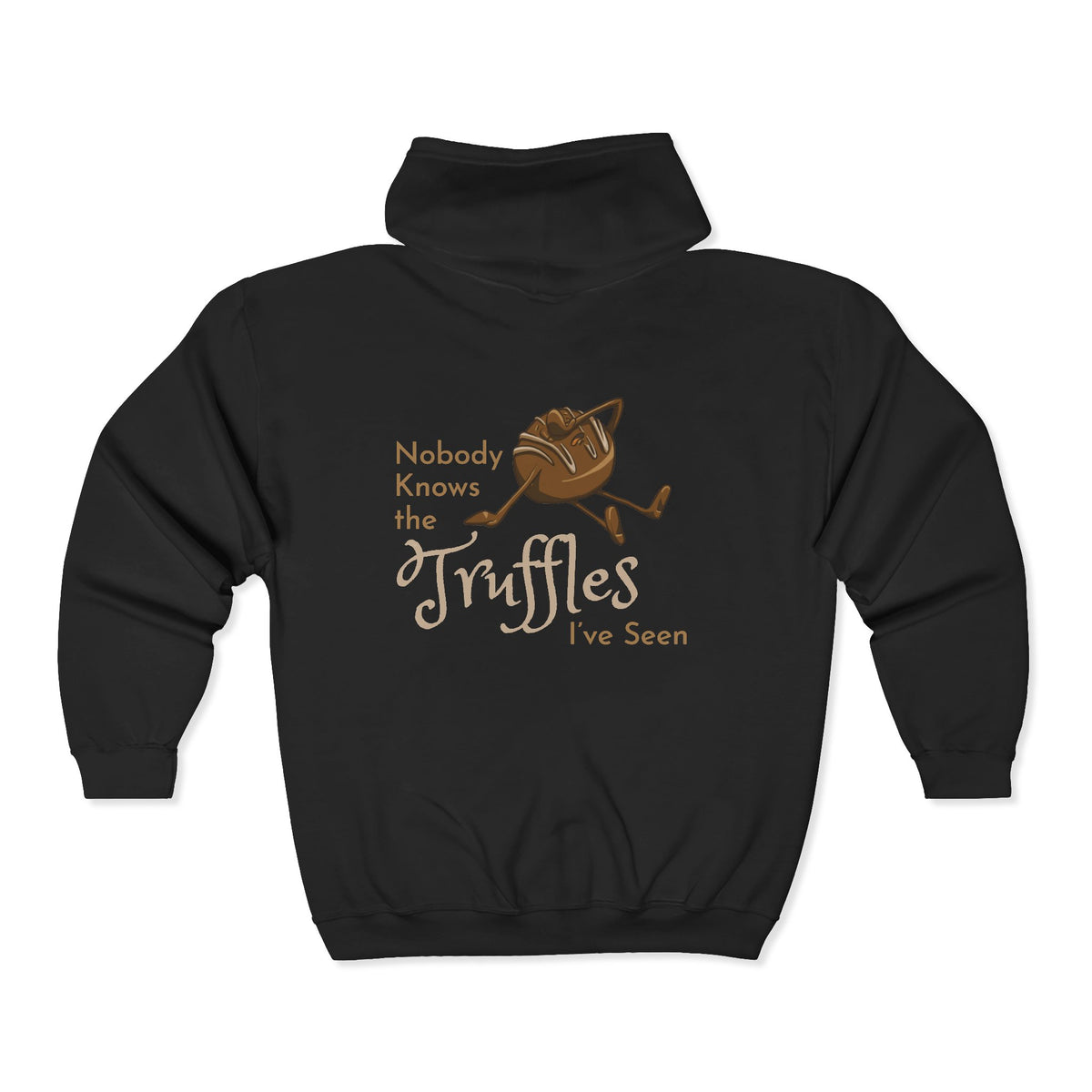"Nobody Knows the Truffles I've Seen" Unisex Heavy Blend™ Full Zip Hooded Sweatshirt