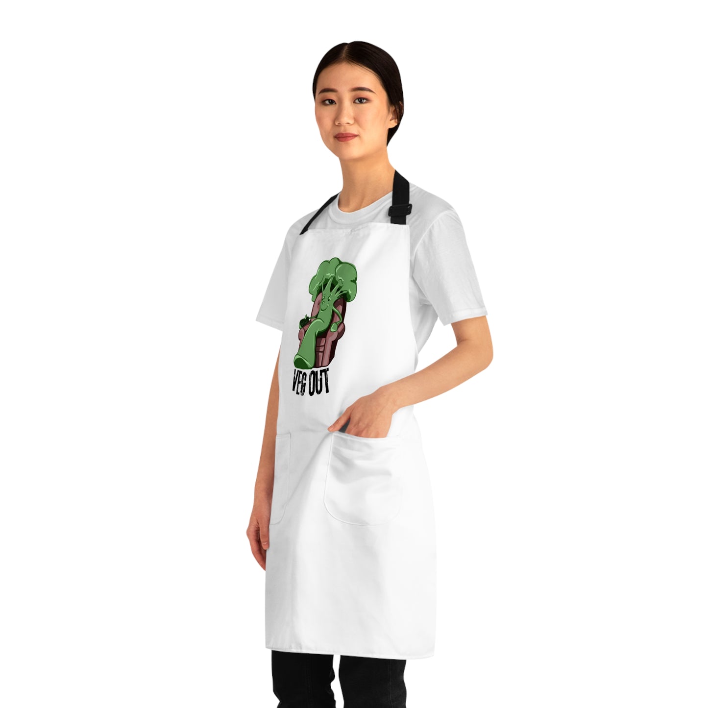 "Veg Out" Apron with Pockets