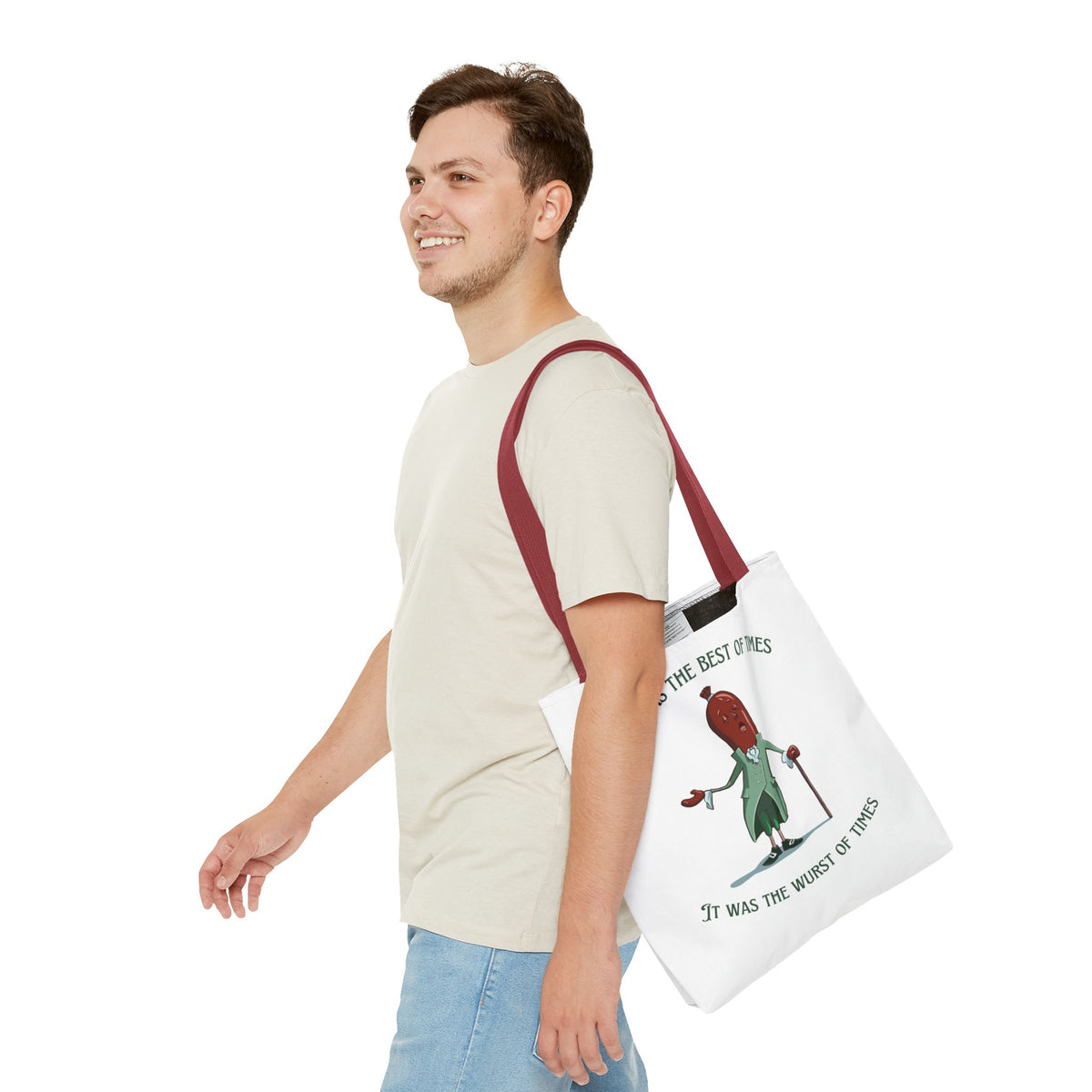 "It Was the Best of Times, It Was the Wurst of Times" Tote Bag