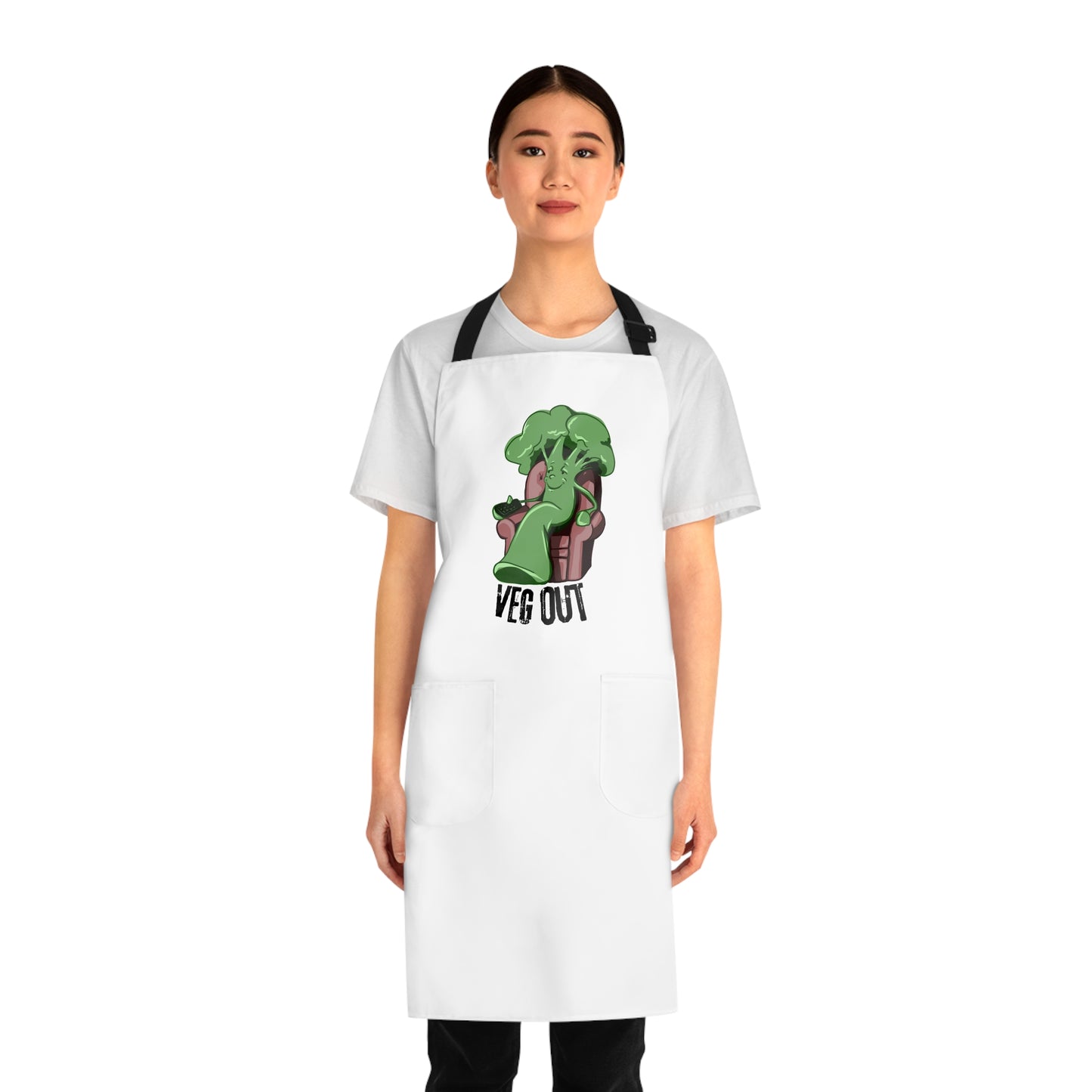 "Veg Out" Apron with Pockets