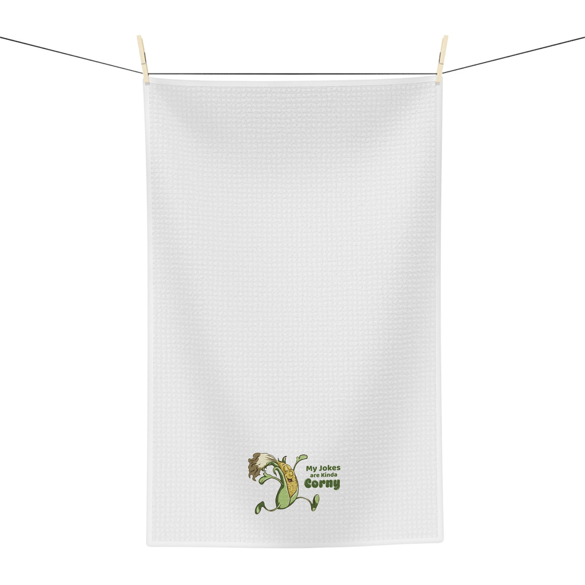 "My Jokes are Kinda Corny" Tea Towel