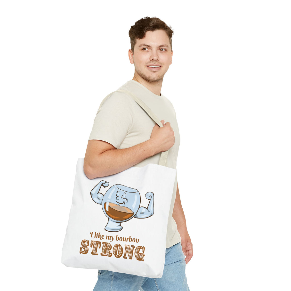 I Like My Bourbon Strong Tote Bag