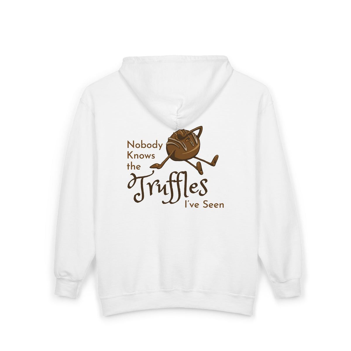 "Nobody Knows the Truffles I've Seen" Unisex Heavy Blend™ Full Zip Hooded Sweatshirt