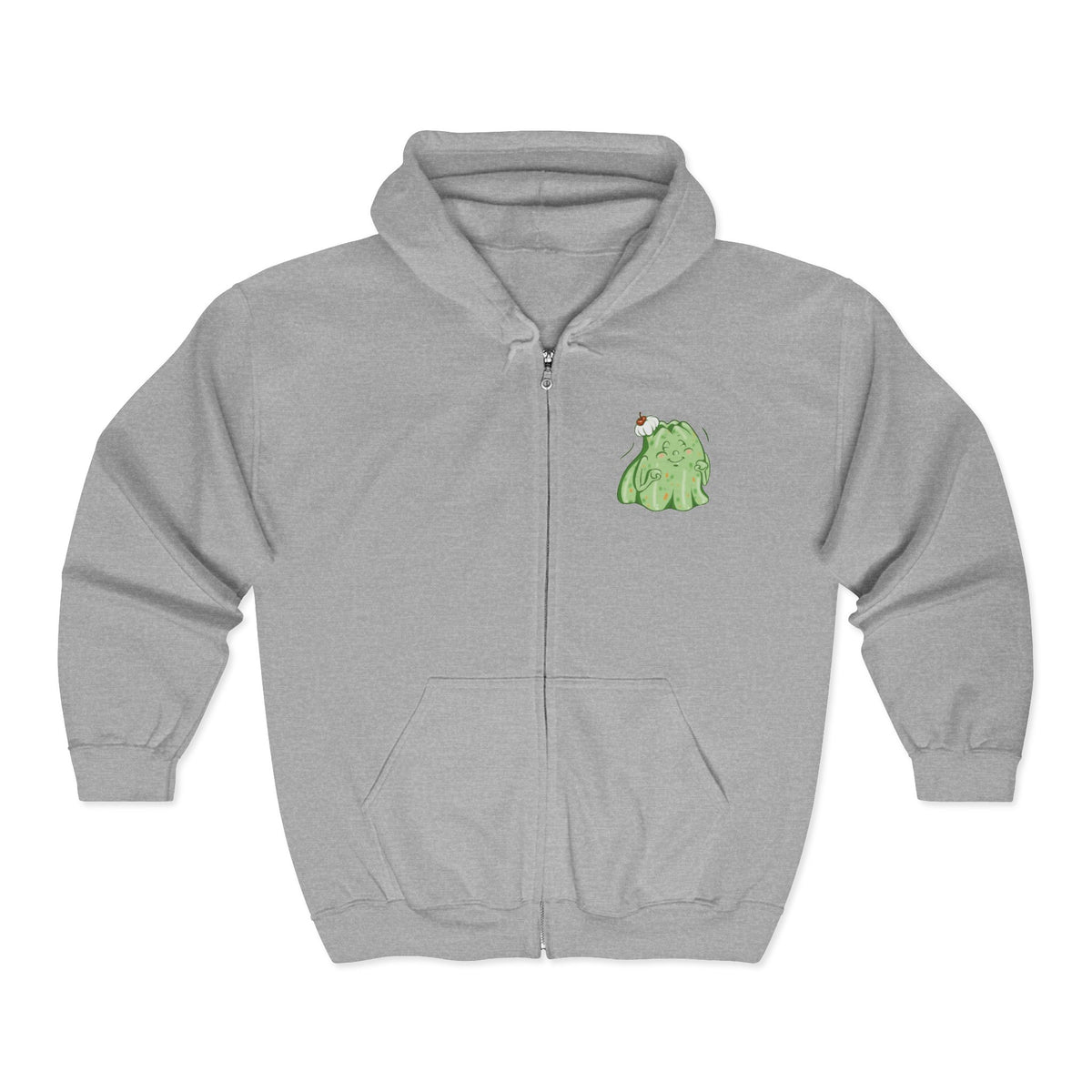 "My Salad Jiggles" Unisex Heavy Blend™ Full Zip Hooded Sweatshirt