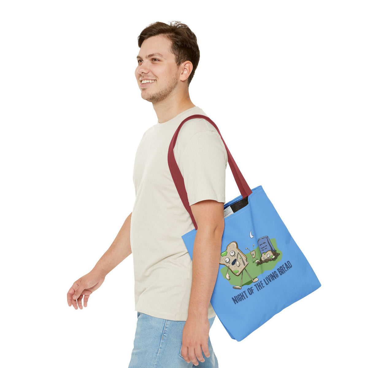 "Night of the Living Bread" Tote Bag