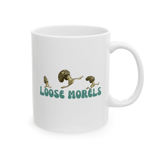 "Loose Morels" Ceramic Mug