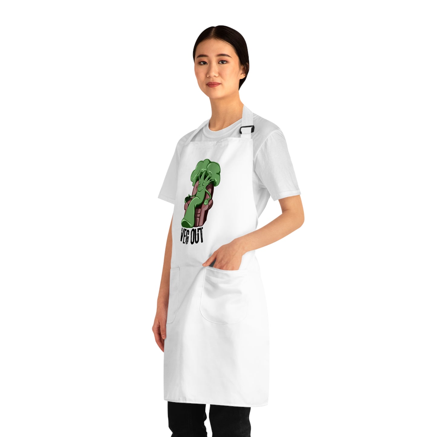 "Veg Out" Apron with Pockets