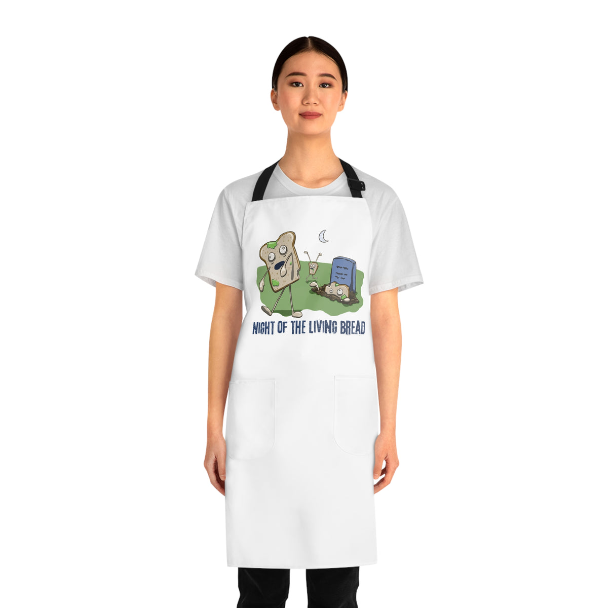 "Night of the Living Bread" Apron with Pockets