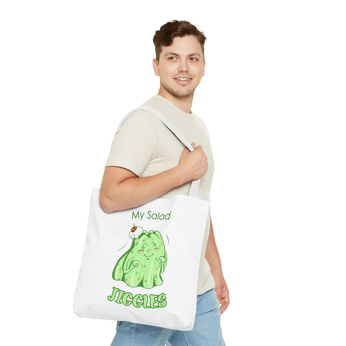 "My Salad Jiggles" Tote Bag