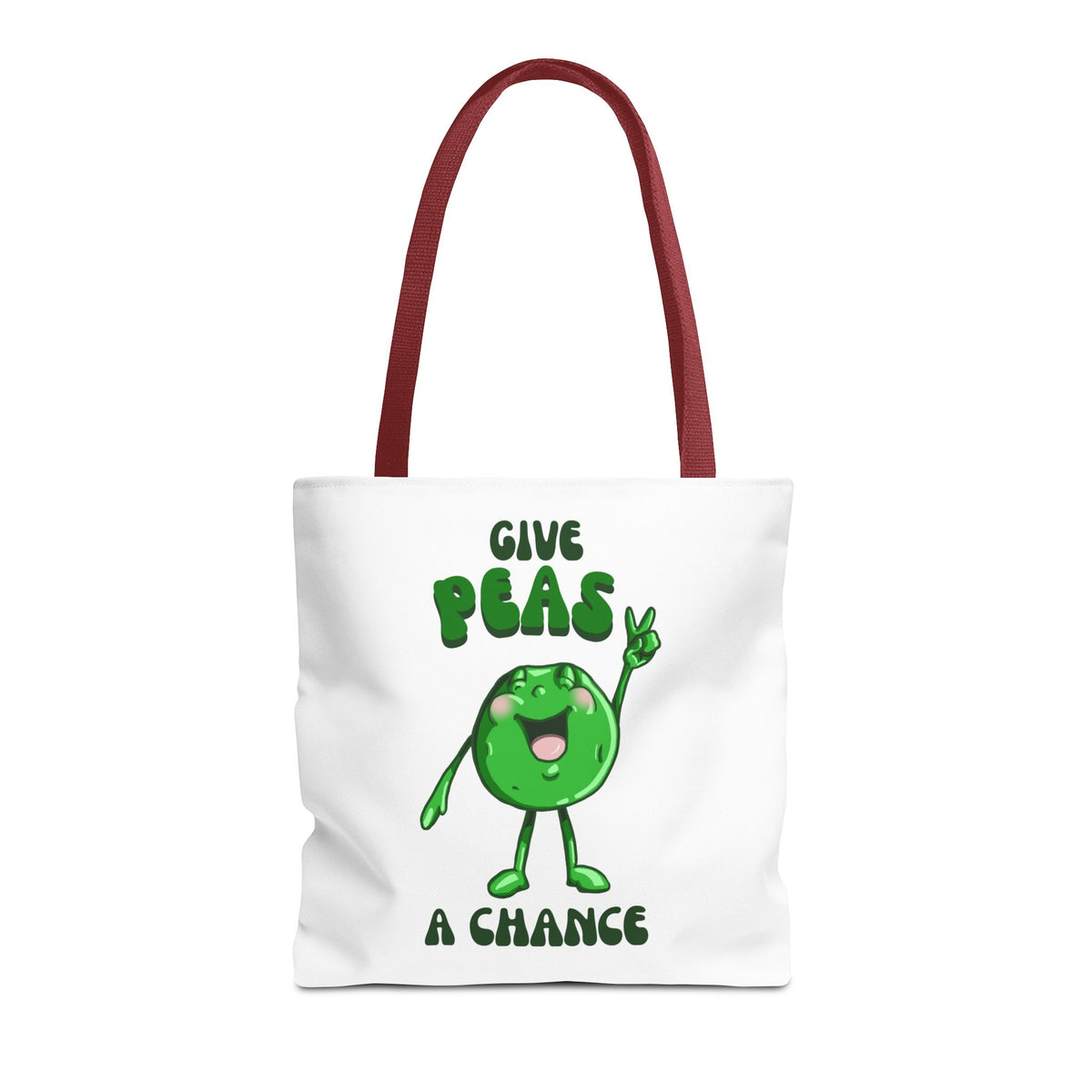 "Give Peas a Chance" Tote Bag
