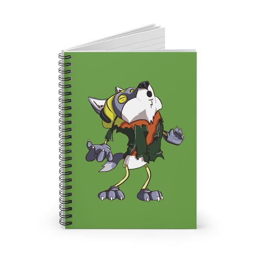 Candy Corn Werewolf Spiral Journal