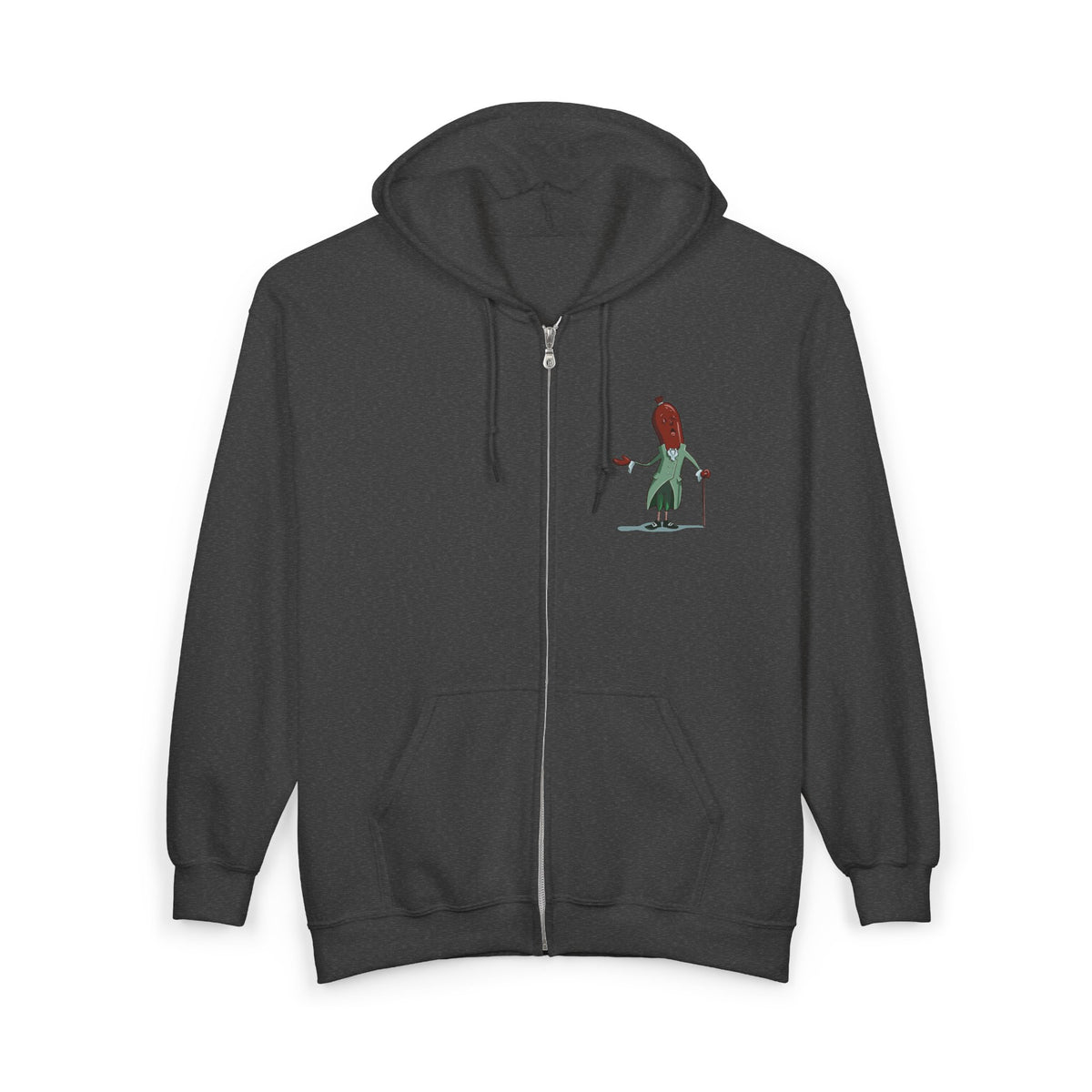 "It Was the Best of Times, It Was the Wurst of Times" Unisex Heavy Blend™ Full Zip Hooded Sweatshirt
