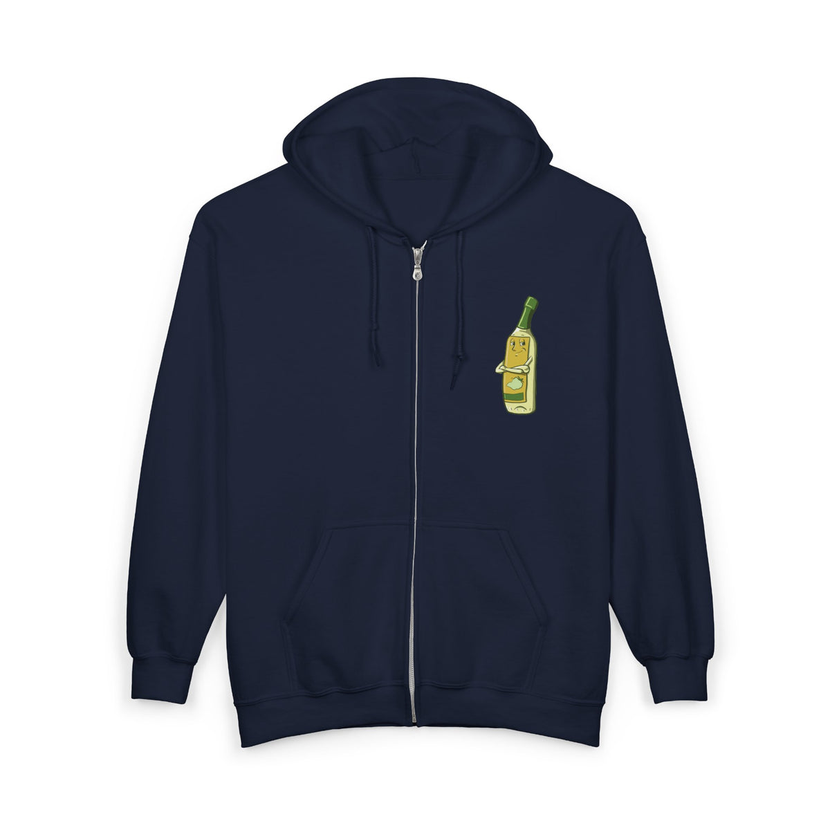 "I've Been Around the Blanc" Unisex Heavy Blend™ Full Zip Hooded Sweatshirt