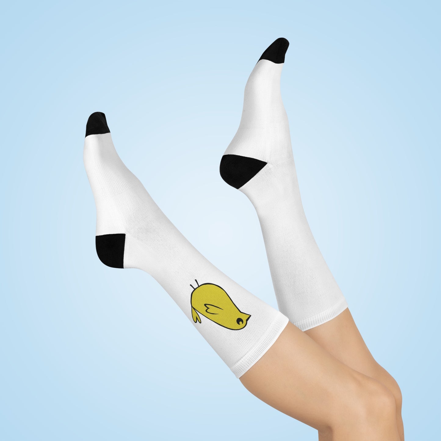 Rare Bird Cute Cushioned Crew Socks - Perfect for Bird Lovers