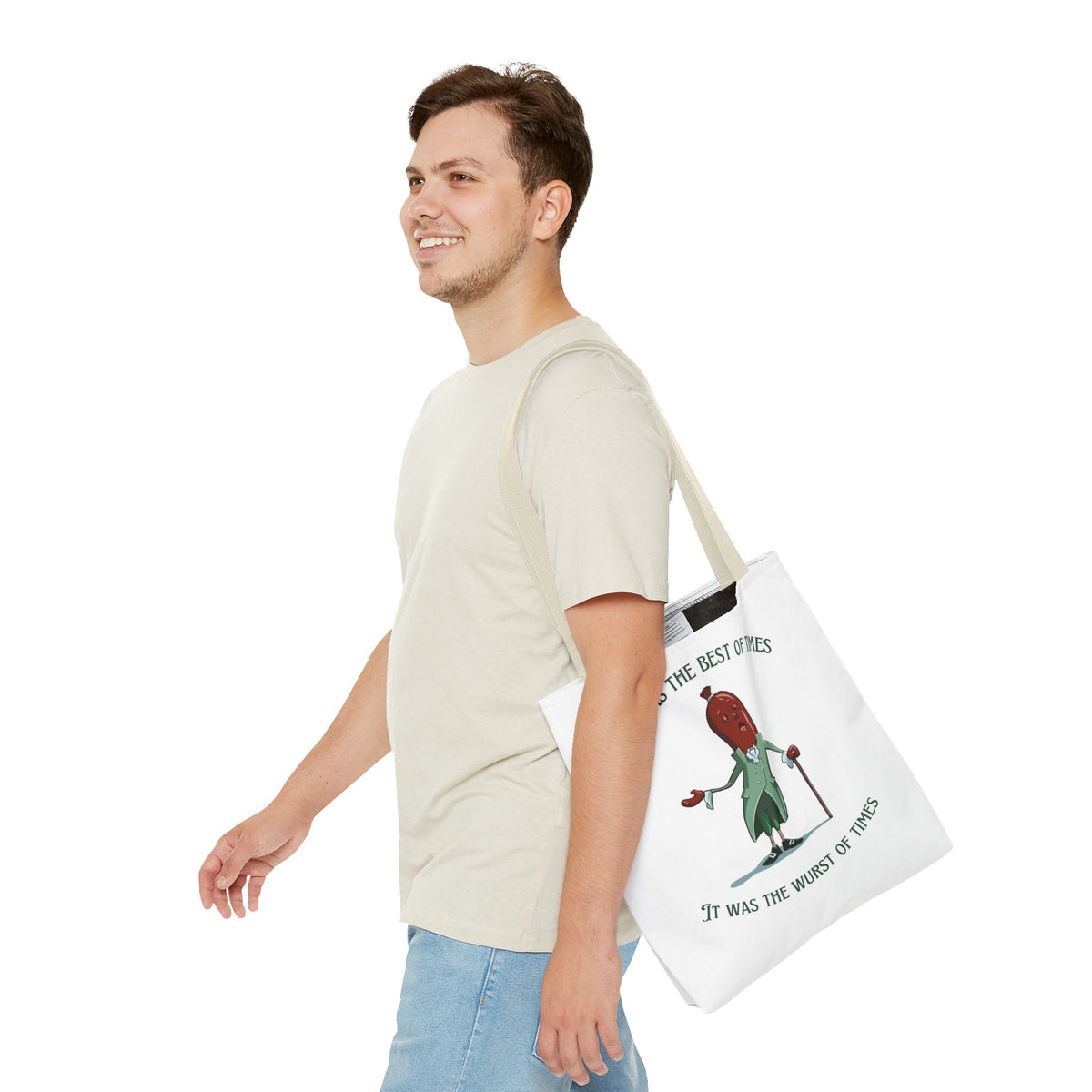 "It Was the Best of Times, It Was the Wurst of Times" Tote Bag