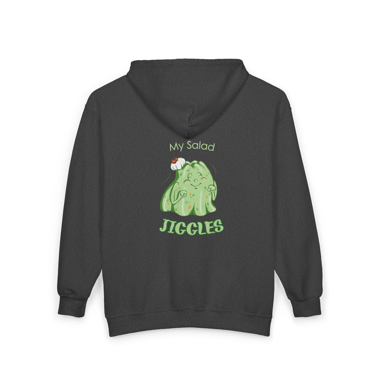 "My Salad Jiggles" Unisex Heavy Blend™ Full Zip Hooded Sweatshirt
