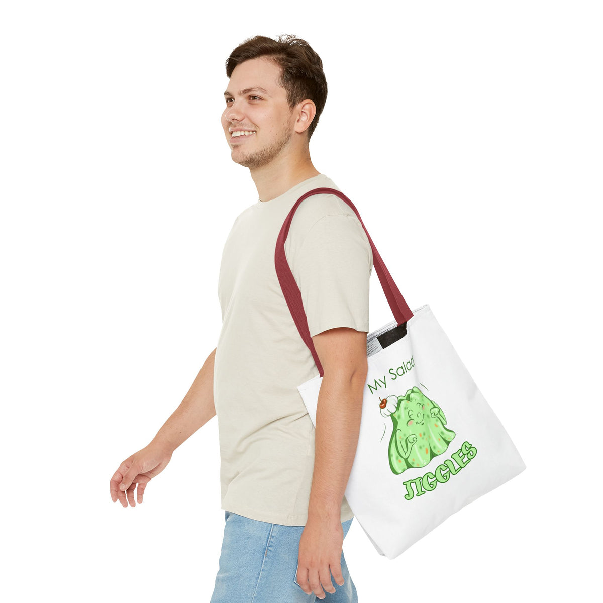 "My Salad Jiggles" Tote Bag