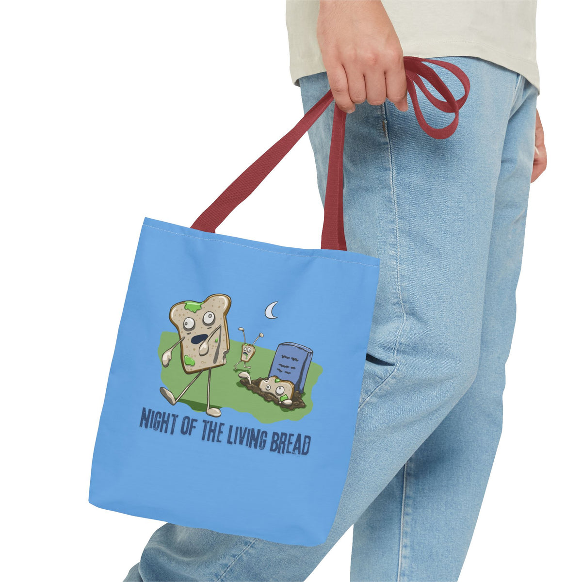 "Night of the Living Bread" Tote Bag