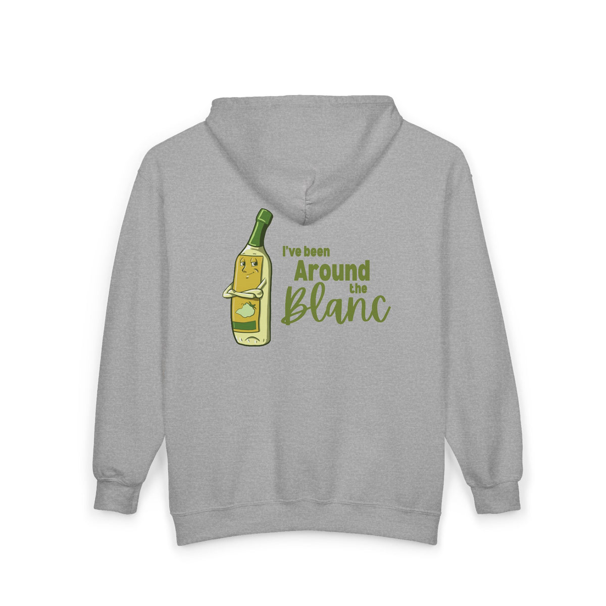 "I've Been Around the Blanc" Unisex Heavy Blend™ Full Zip Hooded Sweatshirt