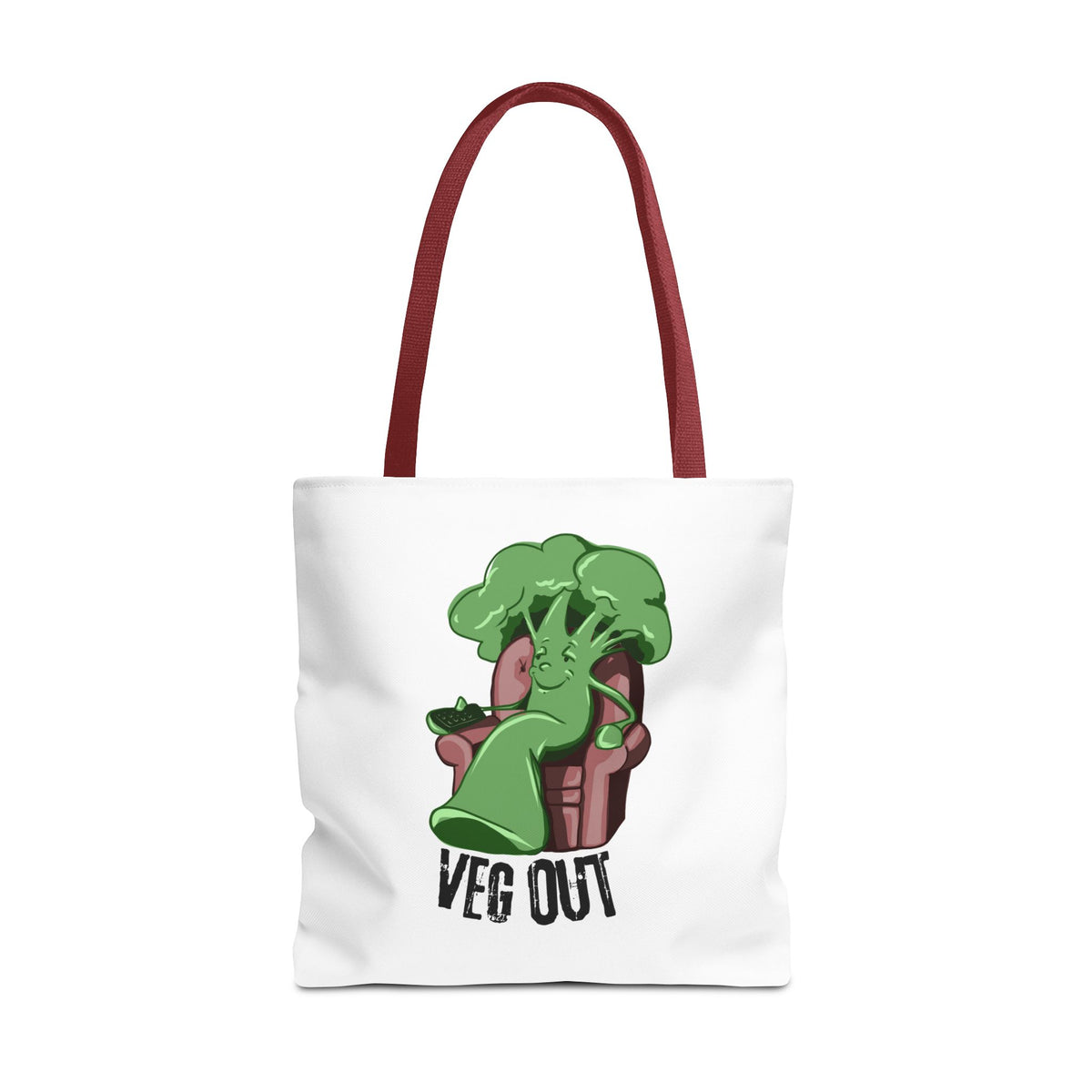 "Veg Out" Tote Bag - Fun Veggie Design for Plant Lovers